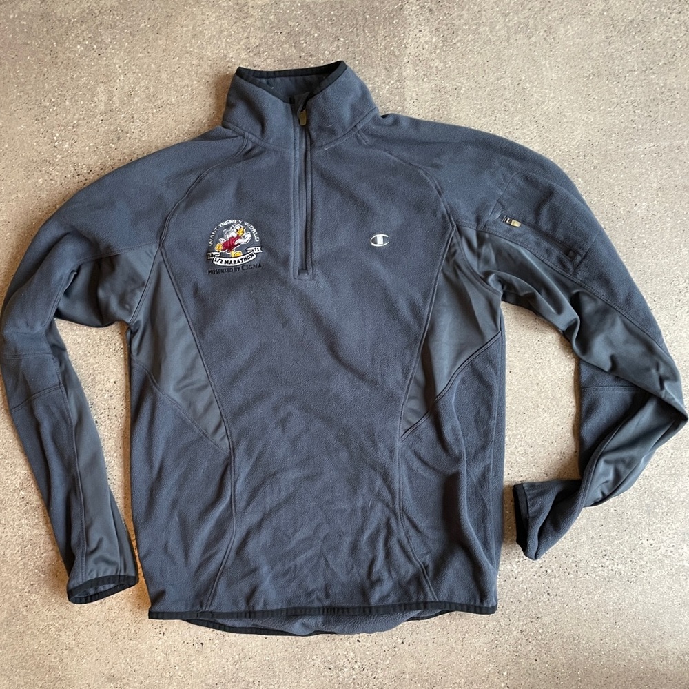 WDW Walt Disney World 2011 1/2 Marathon ESPN Champion Sweater Jacket - Small